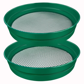 HDMATRL large dirt sifter with 14.7 inch diameter for efficient soil screening.