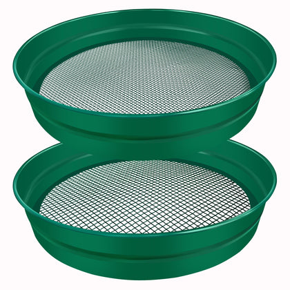 HDMATRL large dirt sifter with 14.7 inch diameter for efficient soil screening.