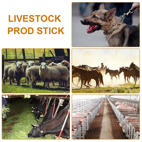 Hdroor cattle prod ergonomic handle enables comfortable operation.