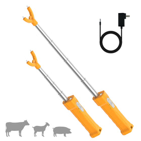 Hdroor cattle prod extendable pole for easy reach and precise control.