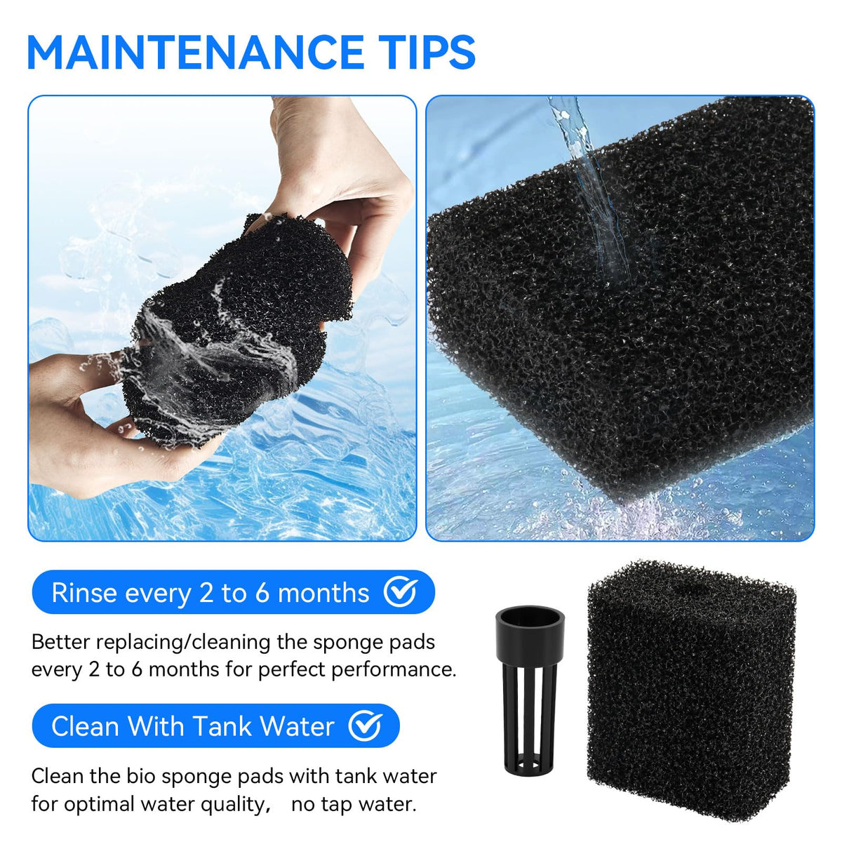 HDWGGD easy maintenance cleaning with tank water preserves water quality