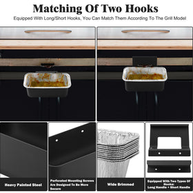 HE-SANQI liner pack keeps grease contained during long grill sessions