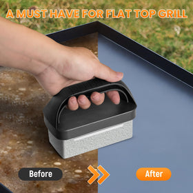 HE-SANQI mini scraper targeting grooves for stubborn residue removal.