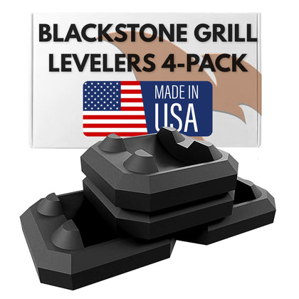 Head Concepts griddle leveling shims kit, four-pack stabilizes Blackstone for steadier cooking.