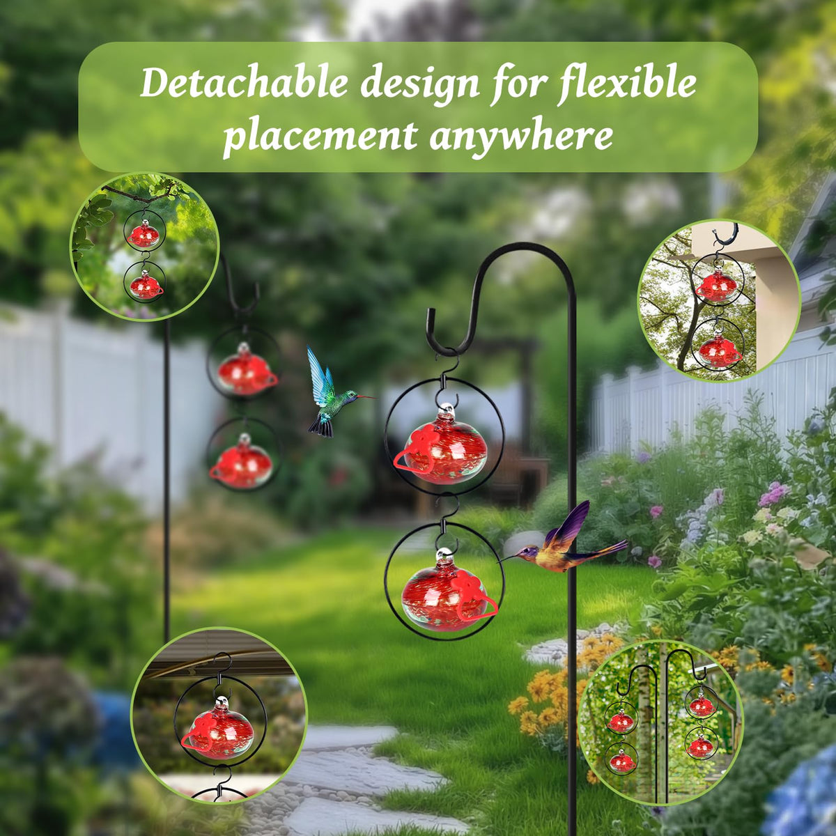 Headak Life ant and bee proof ring design on outdoor feeder