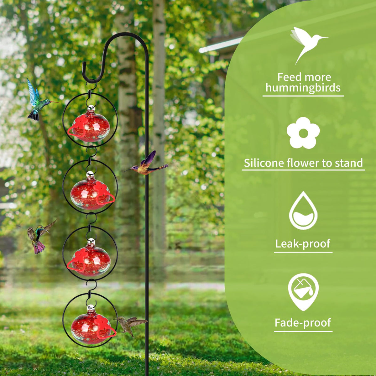 Headak Life four port feeder with detachable hooks for flexible mounting