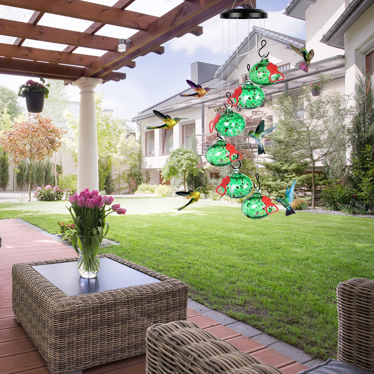 Headak Life durable leakproof feeder for garden and deck