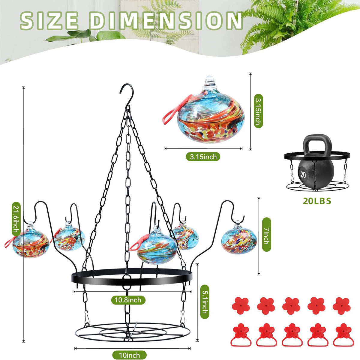 Headak Life hummingbird feeder makes a thoughtful gift for bird enthusiasts.