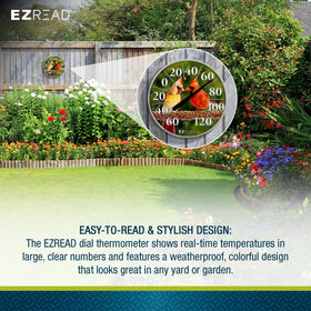 Headwind EZREAD 12.5 inch dial provides easy, accurate readings from across the yard