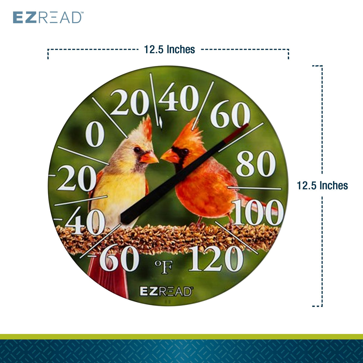 Headwind EZREAD indoor dial thermometer for quick room temperature checks