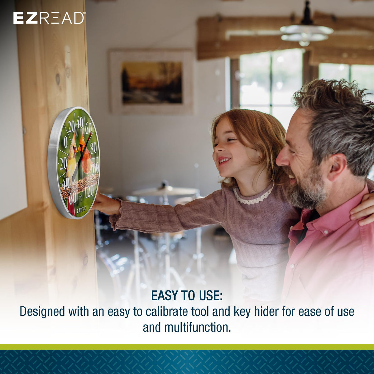 Headwind EZREAD easy-mount thermometer installs on walls or doors in minutes