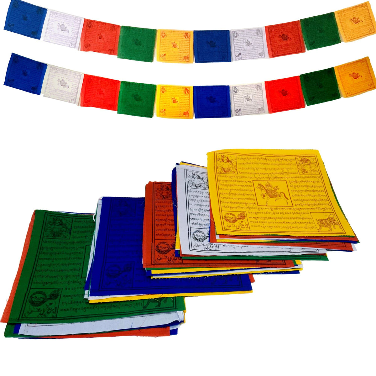 Healing Lama Nepal handcrafted flags highlight authentic Tibetan craftsmanship.