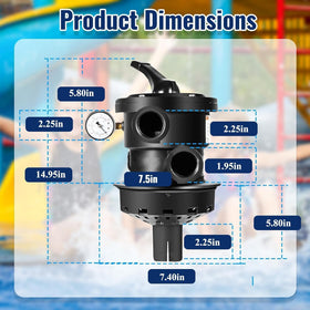 Heart Horse VL series sand filter fit for above-ground pools