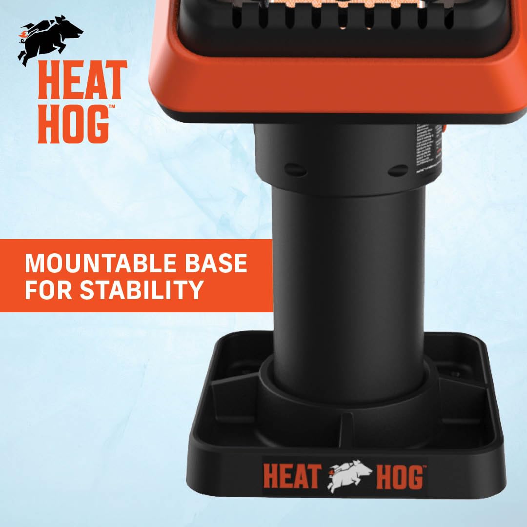 Heat Hog indoor outdoor use suitable for garages and campsites.