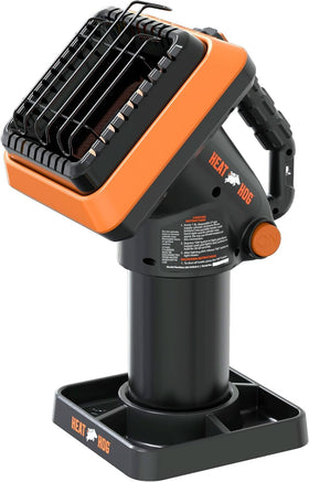 Heat Hog piglet angled heat head concentrates warmth on your space.