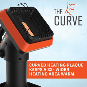 Heat Hog portable propane heater for on-the-go warmth.