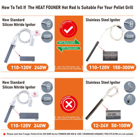 HEATFOUNDER silicon nitride igniter for fast start and durable performance.