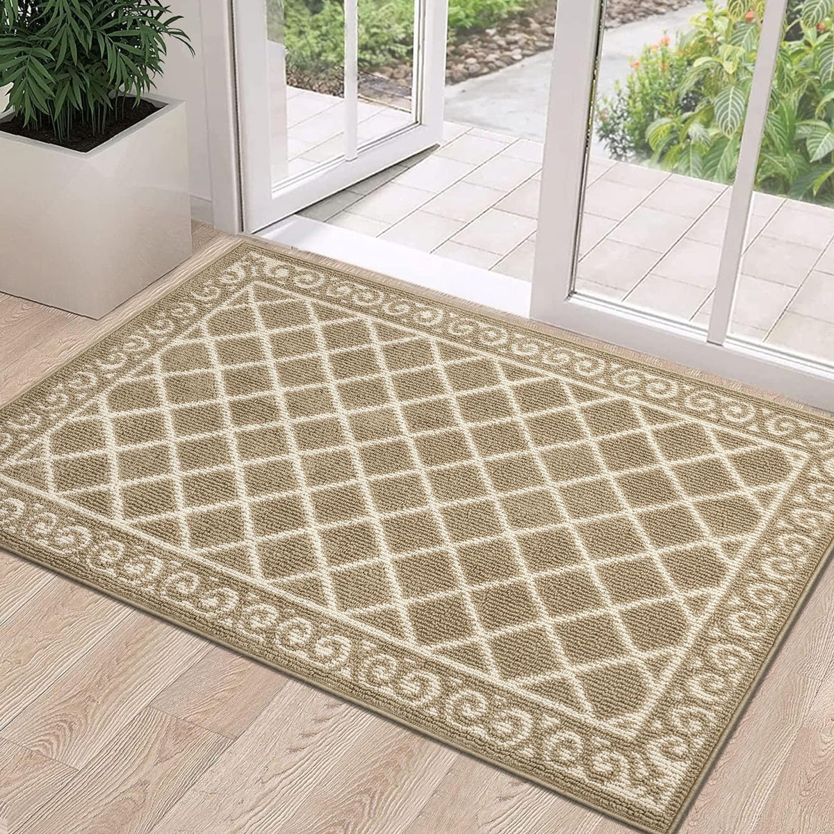 HEBE indoor door mat 32x48 with non-slip surface for safe entryways