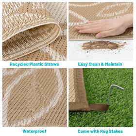 HEBE recycled-plastic-strand weave for durable outdoor use