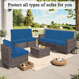 HEBE RUGS cushion covers for patio furniture quick replacement