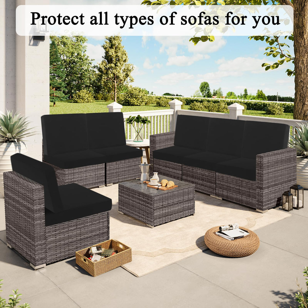 HEBE RUGS protective cushion covers prevent scratches on furniture