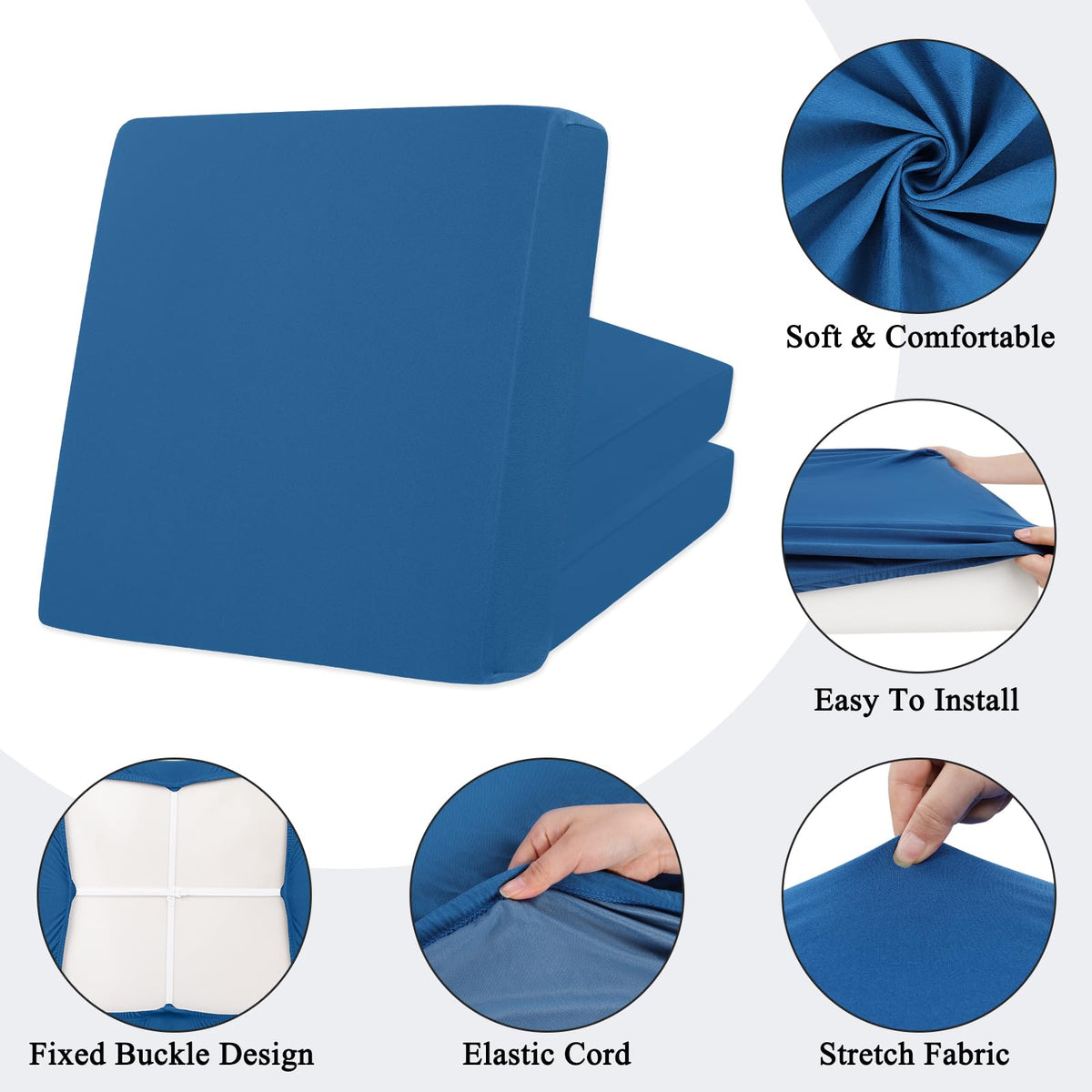 HEBE RUGS waterproof cushion covers outdoor cushions stay dry and clean