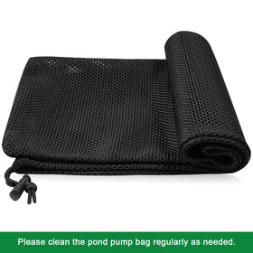 Hecaty adjustable drawstring bag keeping the pump securely in place