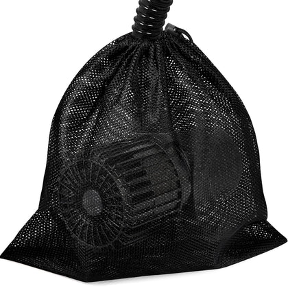 Hecaty large pump barrier bag shielding a pond pump from debris for smoother operation