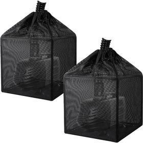 Hecaty pond filter bag with internal frame protects the pump from debris