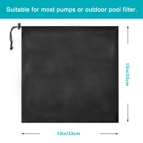 Hecaty barrier bag drawstring secured around the pump for easy setup