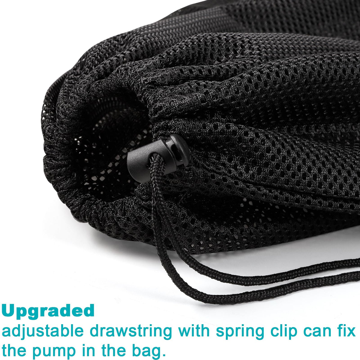 Hecaty heavy-duty nylon mesh barrier bag for pond and pool filtration