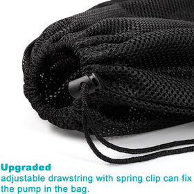 Hecaty heavy-duty nylon mesh barrier bag for pond and pool filtration
