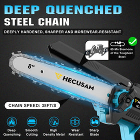 HECUSAM 2800W brushless motor delivers strong torque and smooth operation