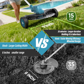HECUSAM saw and metal blades handle thick growth and pruning with ease.