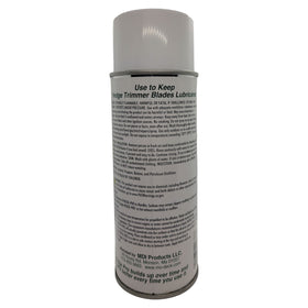 Hedge-Pro Blade Lubricant in action on hedge trimmer blades to reduce wear.