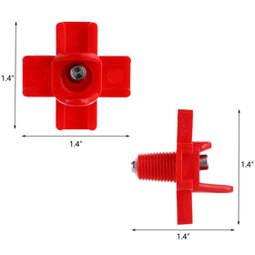 Hedume automatic side-mount waterer action keeps water clean and accessible.