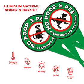 Hefuner durable aluminum yard sign UV resistant rainproof outdoor use