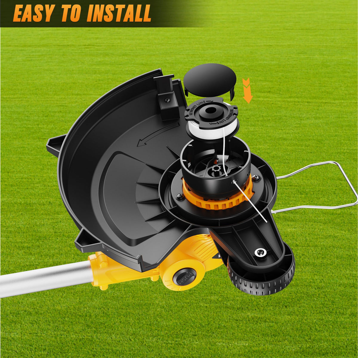 HEINPRO HP-2030TT compatible spool keeps your cordless trimmer ready for outdoor work.