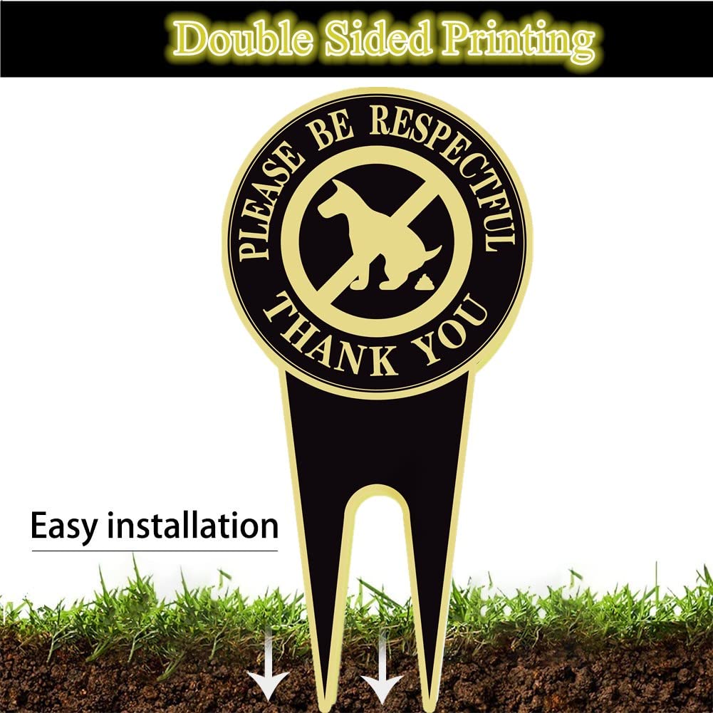 HEIOKEY 12x6 sign design features gold text on black for readability