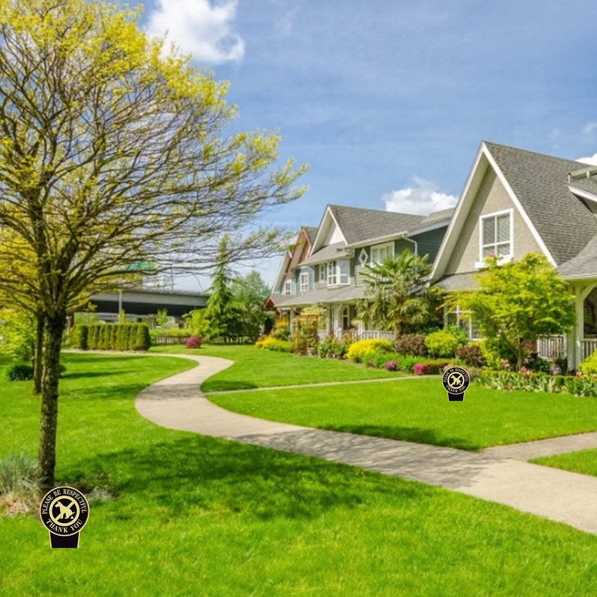 HEIOKEY Suitable for gardens, yards, and parks to promote polite behavior