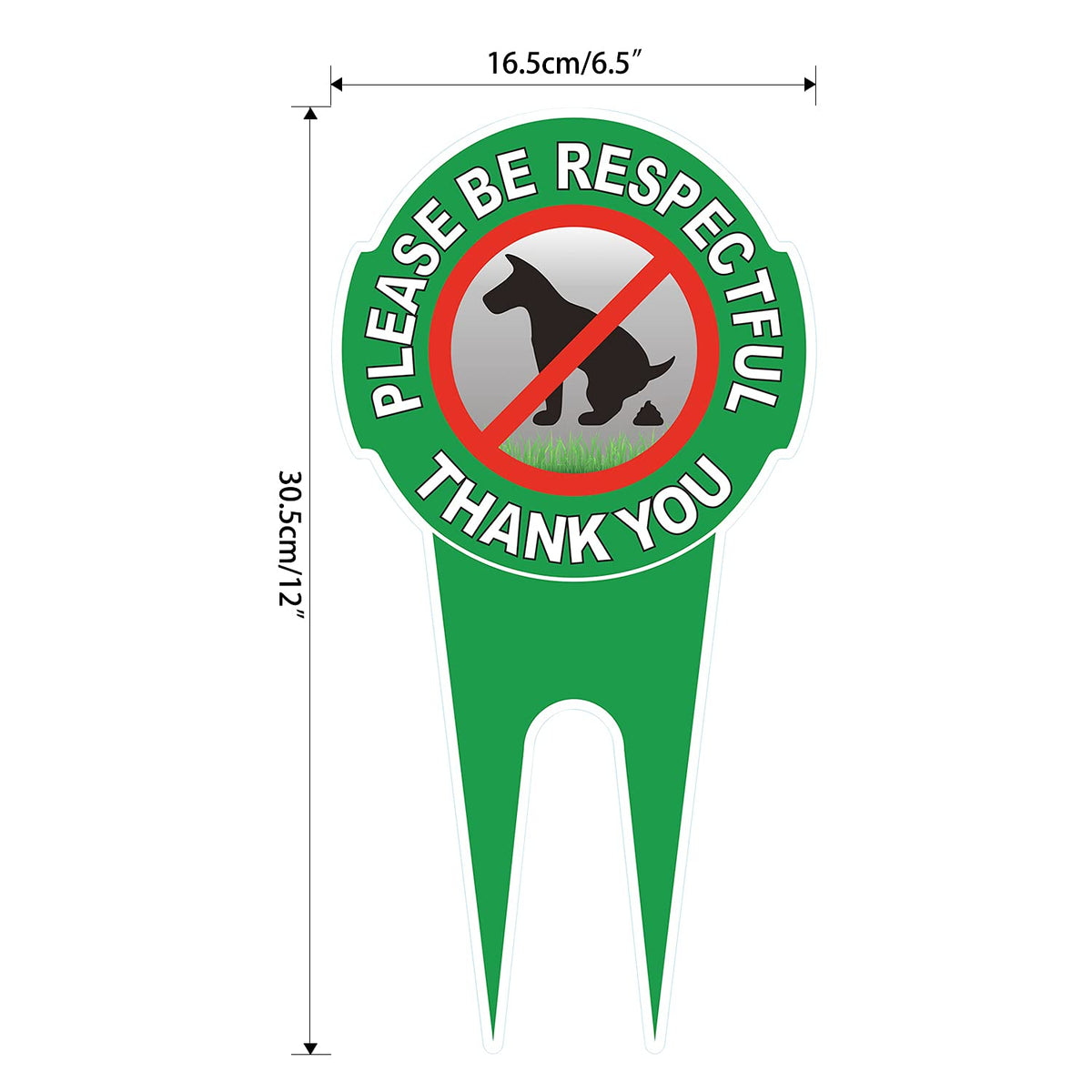HEIOKEY yard sign with stake for quick outdoor installation.