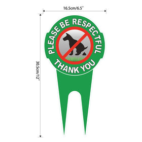 HEIOKEY yard sign with stake for quick outdoor installation.