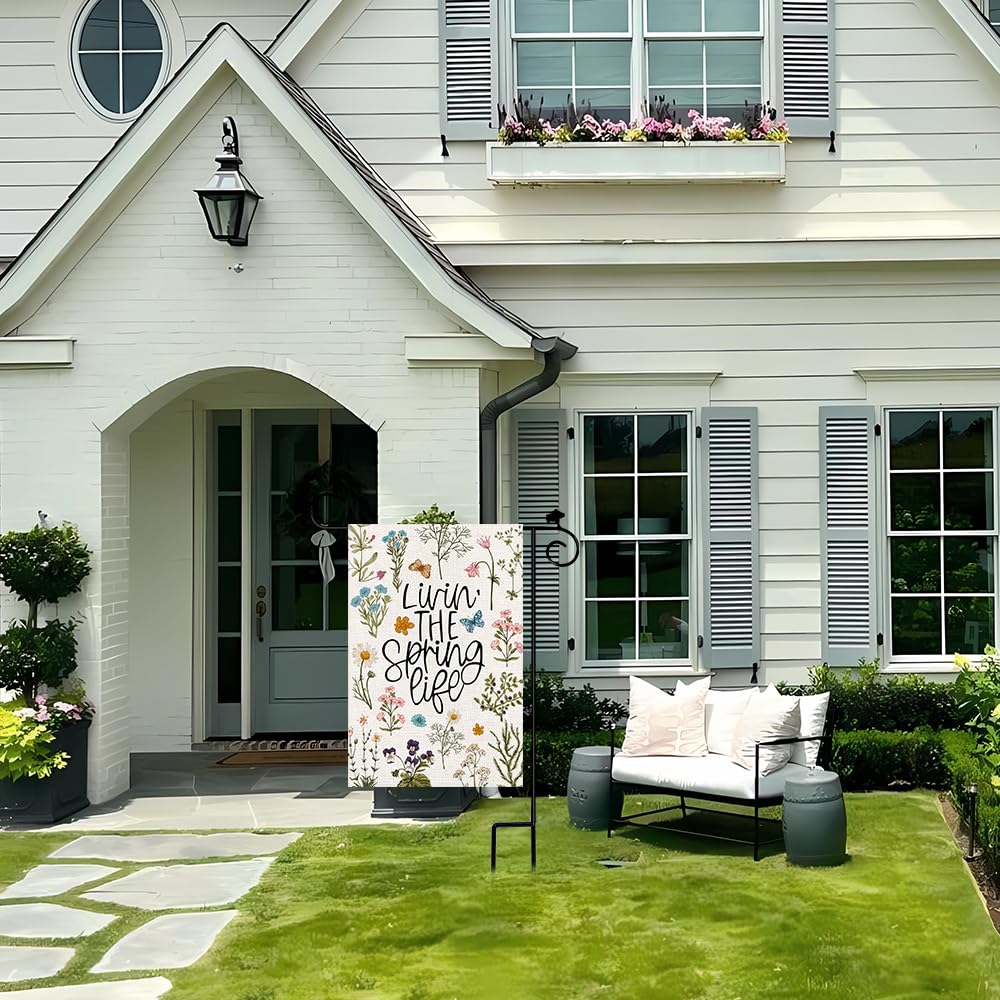 Heirloom Haven yard decor flag sunlit display adds welcoming charm