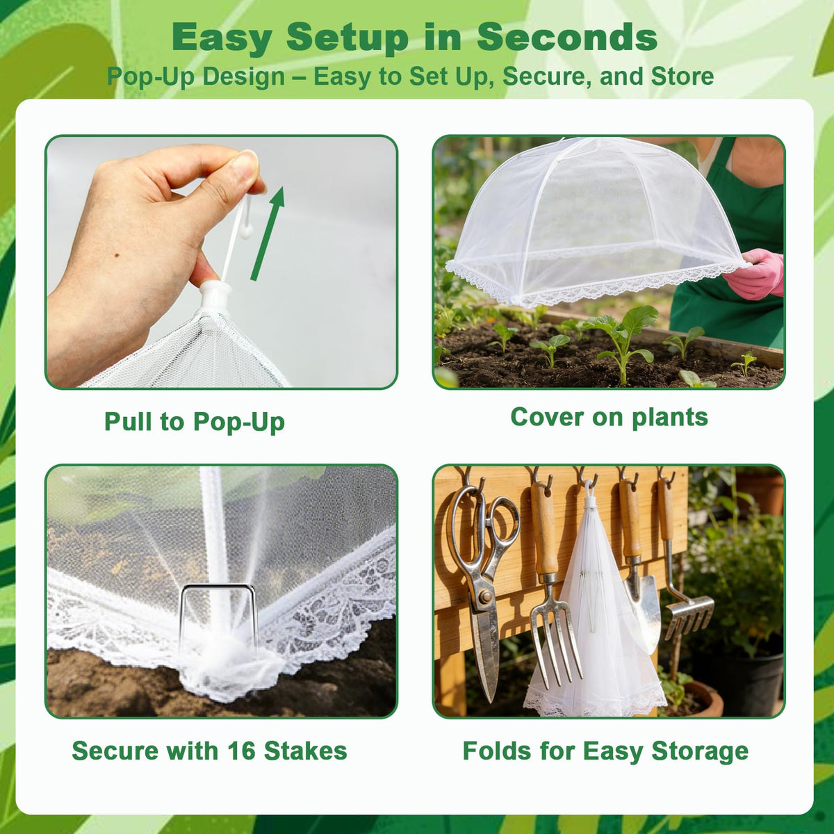 HejVulkan easy pop up design enables fast setup and compact storage