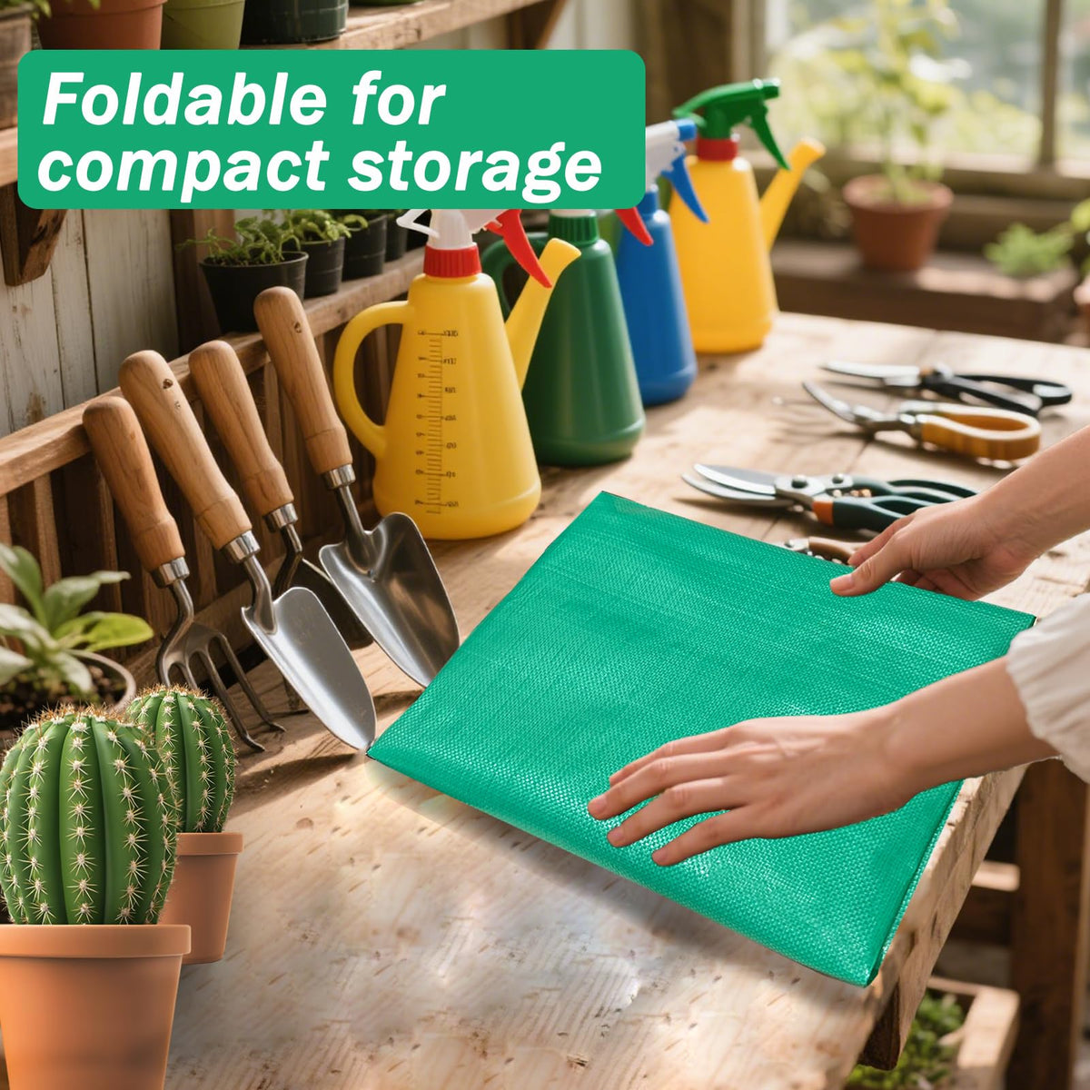 HejVulkan foldable mat for compact storage after use.