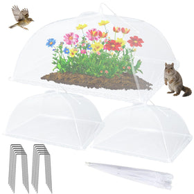 HejVulkan mesh cover 4 pack protecting vegetables with breathable pest protection