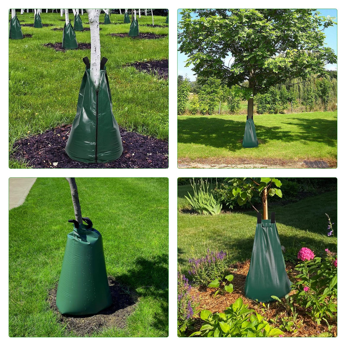 HEKIWAY watering bag set helps young saplings thrive in dry seasons
