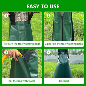 HEKIWAY slow-release drip targets the root zone, reducing waste during watering