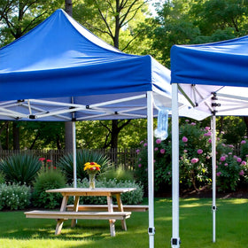 HekouJiub gutters shown at festival setup for rain drainage