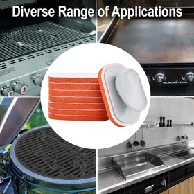 Heliar griddle cleaning accessories kit keeps grills ready for the next cookout